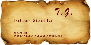 Teller Gizella névjegykártya